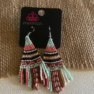 Seed bead “bohemian” earrings